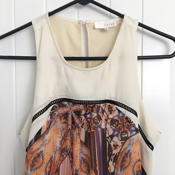 Fable Printed Sleeveless Dress - Picture 2 of 5